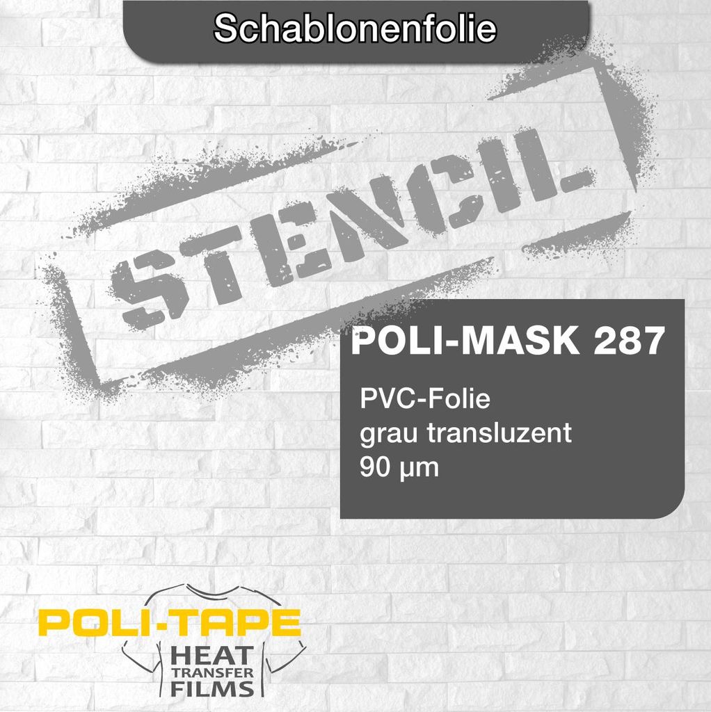 POLI-MASK 287 Schablonenfolie in 100 x 122cm