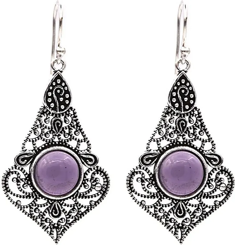 Boucles d'oreilles améthyste 4 cm : finissez-en avec les bijoux ternes