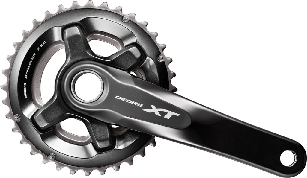 Pédalier Hollowtech II Shimano Deore XT M8000 rigide et ultra léger