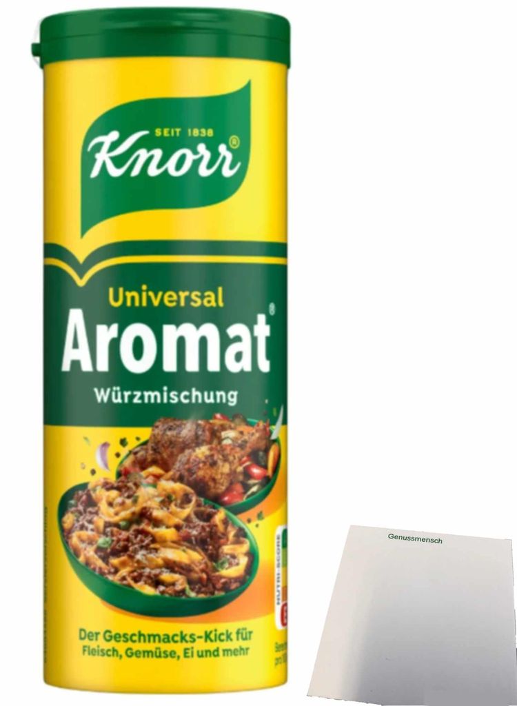 Knorr Aromat Würzstreuer (100g Packung) + usy Block Produktbild 