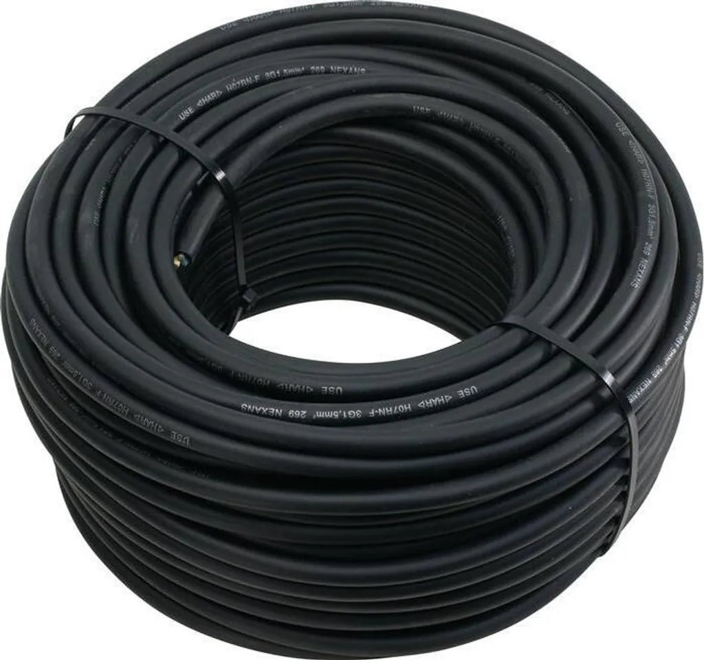Câble 50m H07RN-F 3x1,5mm² Rouge : Fini les Coupures et Fils Invisibles