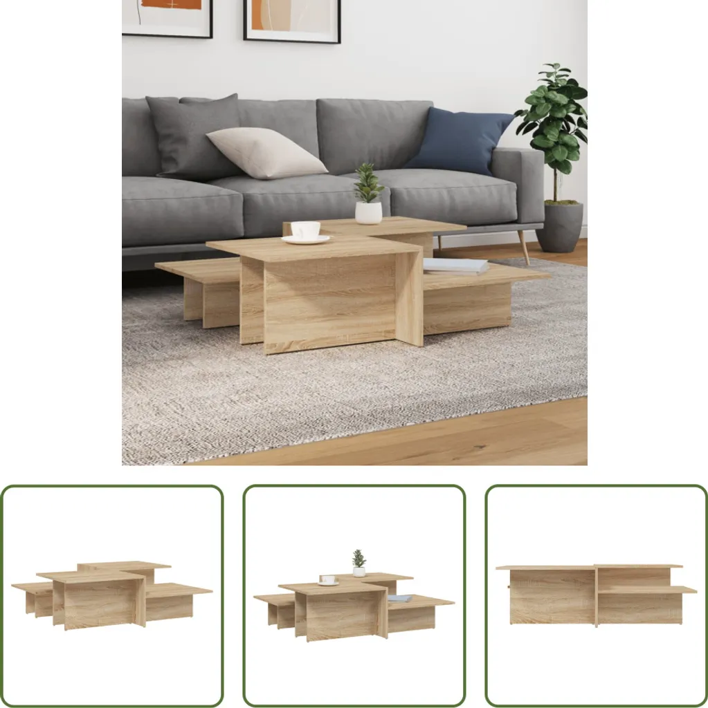 Tavolini The Living Store Rovere Sonoma: Atmosfera Calda in Casa
