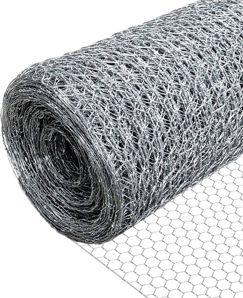 VOUNOT® Drahtzaun Sechskantgeflecht, Maschendrahtzaun, Produktbild 