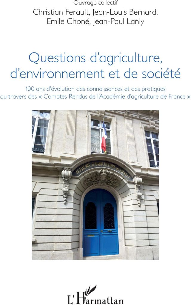 Questions d'agriculture, d'environnement et de société