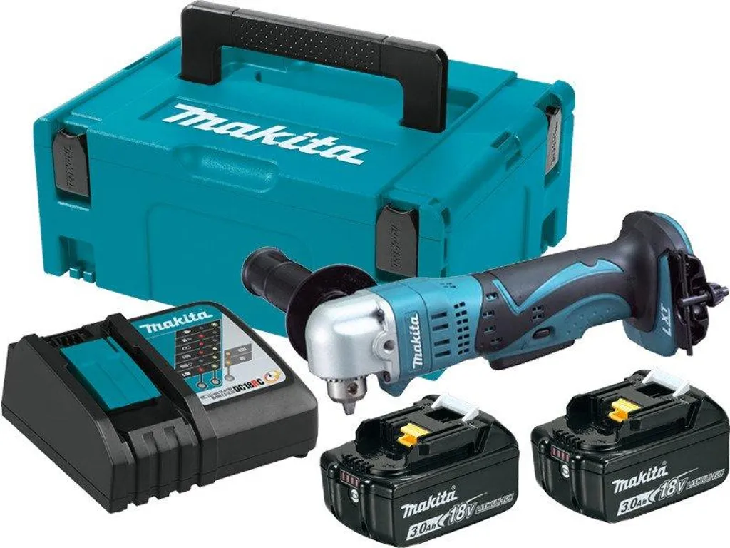 Perceuse d'angle sans fil Makita 18V DDA350RFJ idéale pour les menuisiers
