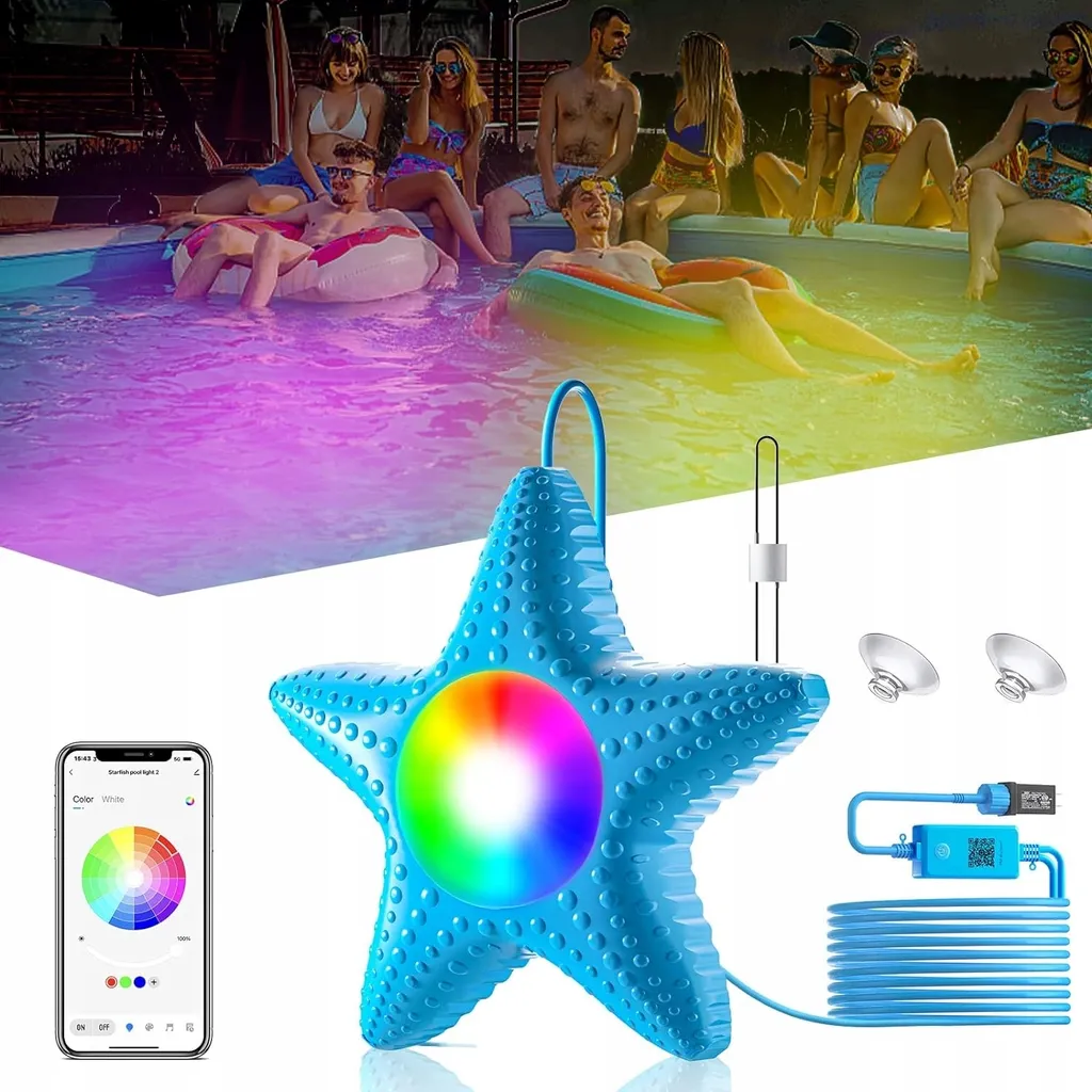 MXELRZE LF-7218 Luce LED Piscina 20W - Atmosfera Relax e Controllo App