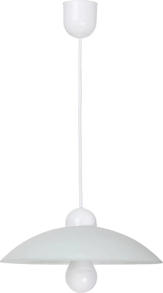 Rabalux 4615 Cupola: Lampada a Sospensione Bianca E27 per Cucina e Living - 4