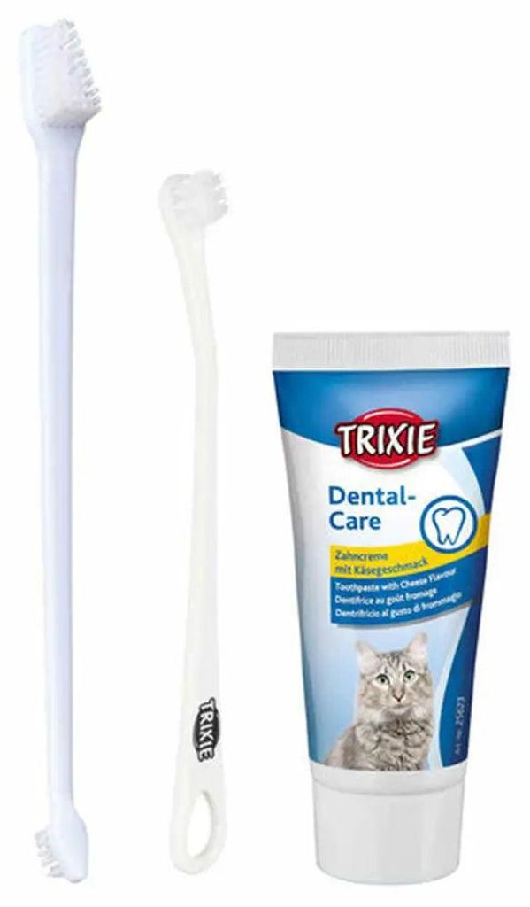 Trixie Zahnpflege-Set für Katzen Produktbild 