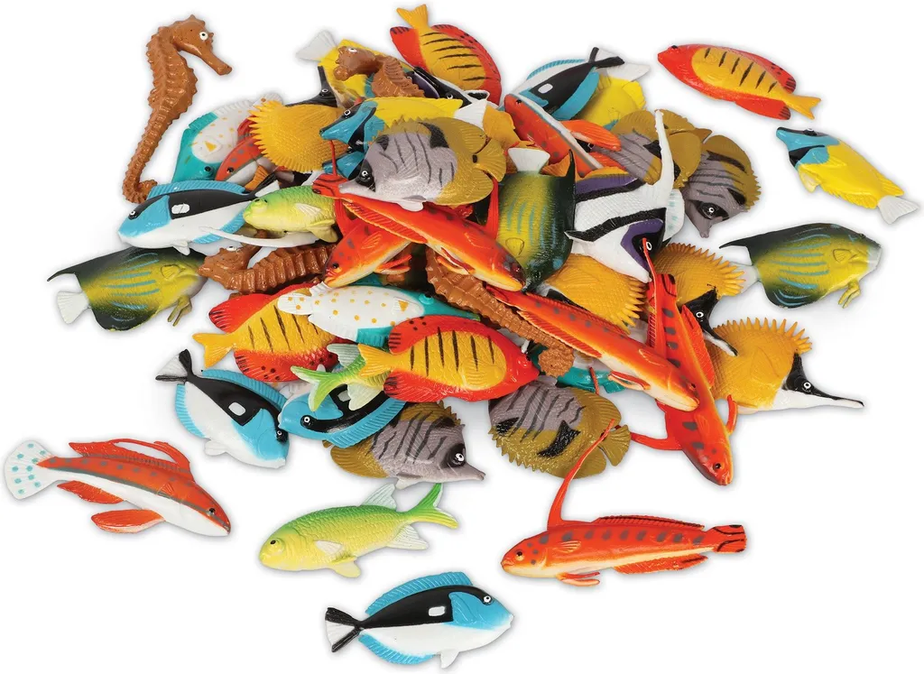 Set de tri Poisson ludique 60 pièces - Jeu éducatif de manipulation