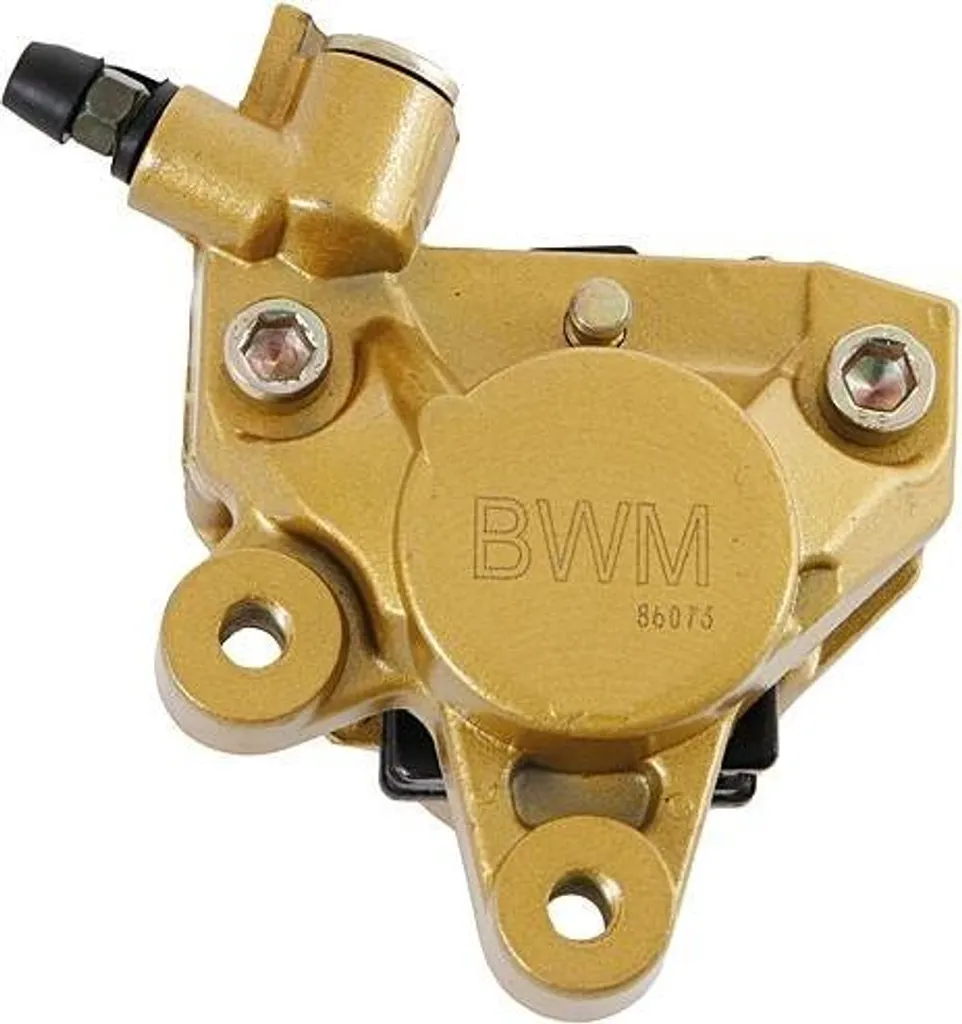 Étrier de Frein Avant pour Réparation et Tuning Moto - 2 Pistons Doré