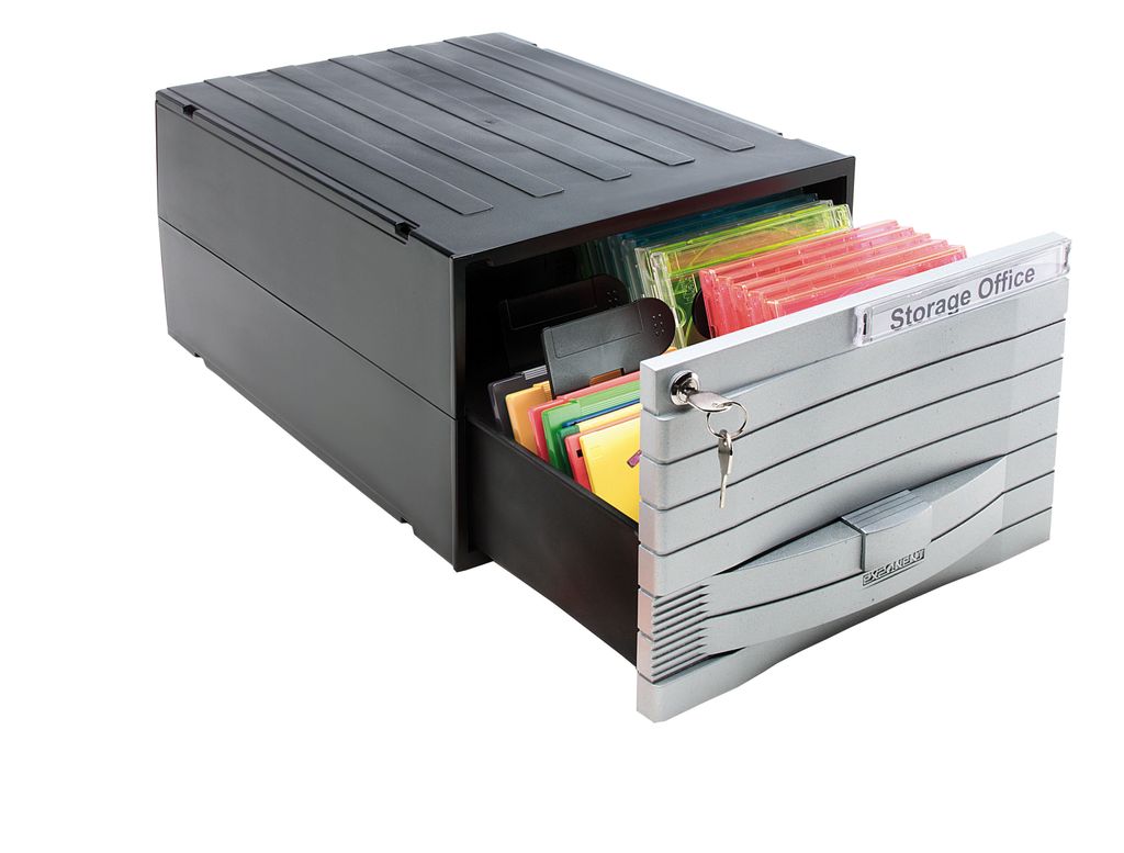 EXPONENT CD-/DVD-Box schwarz, 1 St. Produktbild 