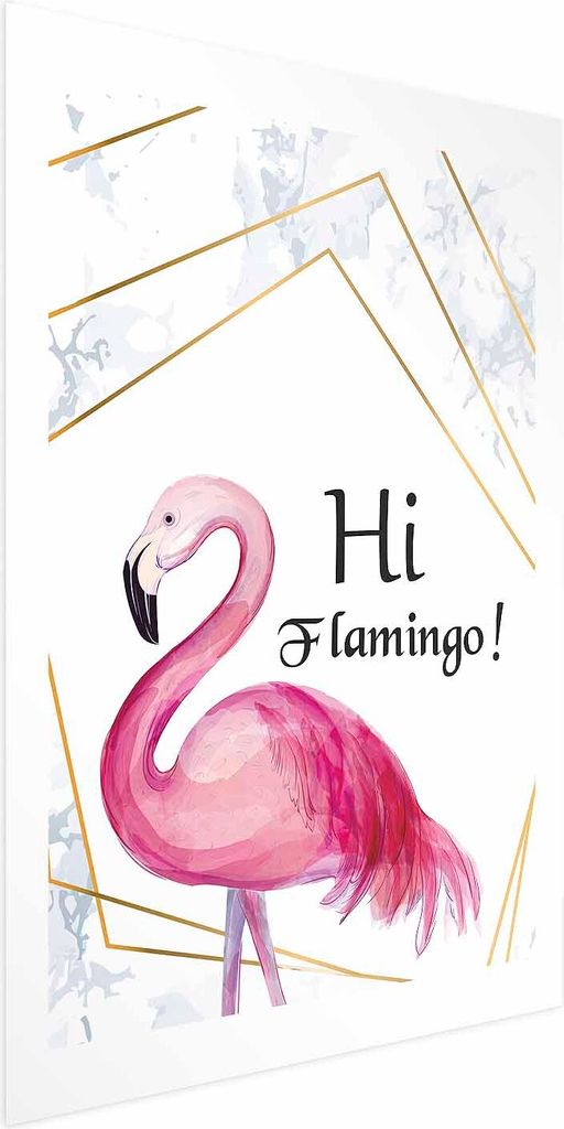 Posterpapier Poster - Hi Flamingo! 60x90 cm Text g-C-0131-ao-a