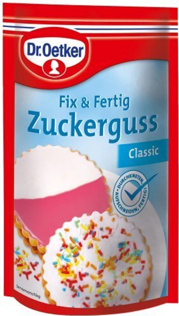 Dr. Oetker Fix & Fertig Zuckerguss Classic, 20er Pack (20x Produktbild 