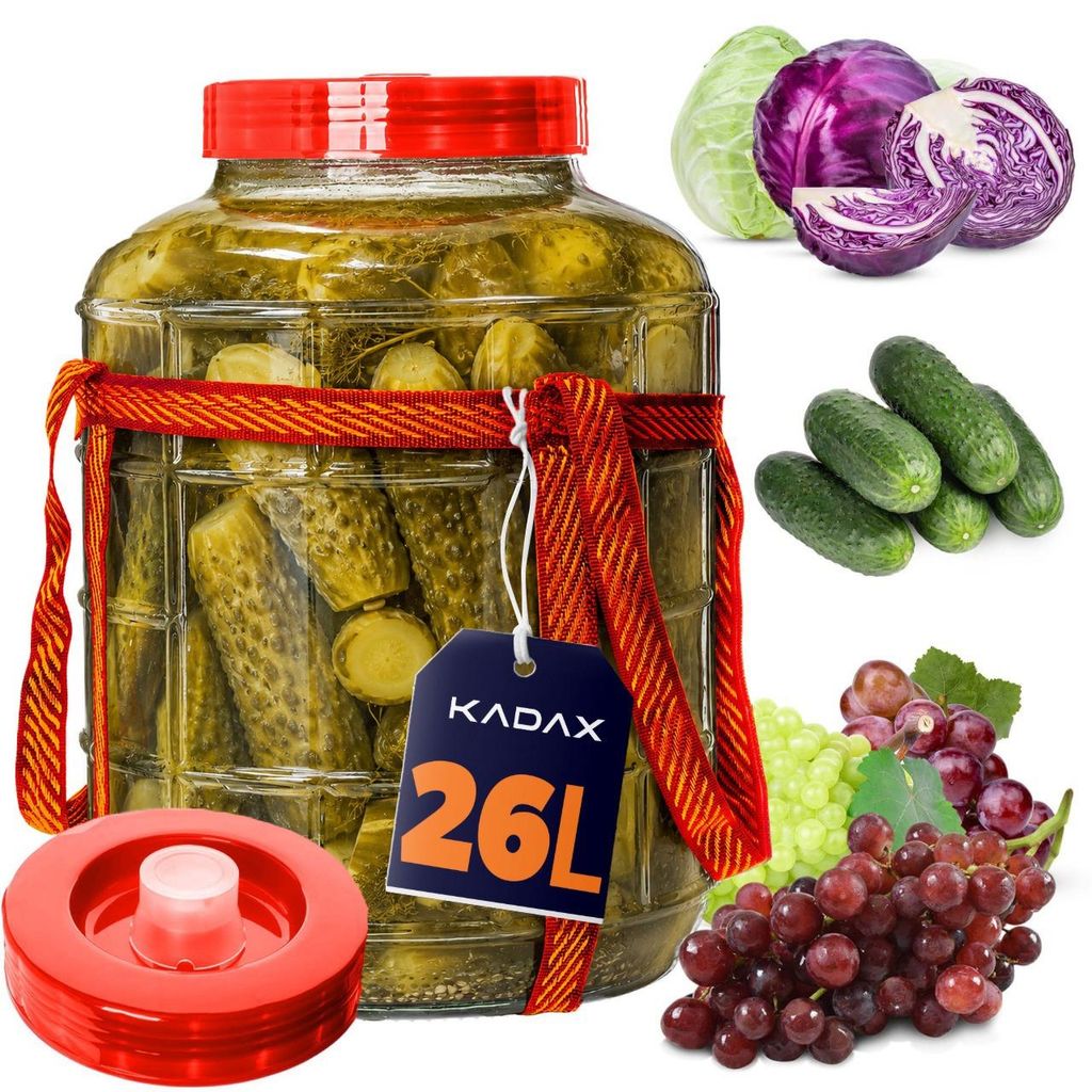 KADAX Bouteille de fermentation "Fenis", Bouteille de verre Image du produit 