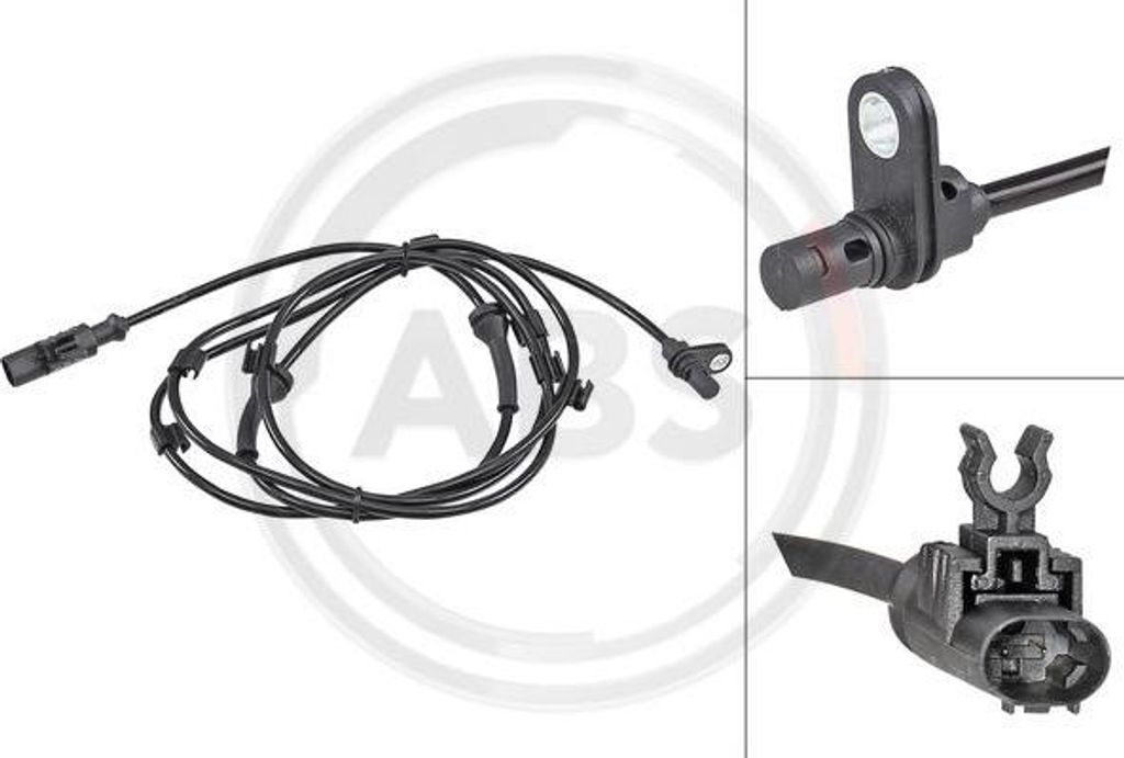 A.B.S. 31874 Raddrehzahlsensor OE 4515400117 kompatibel mit Fortwo
