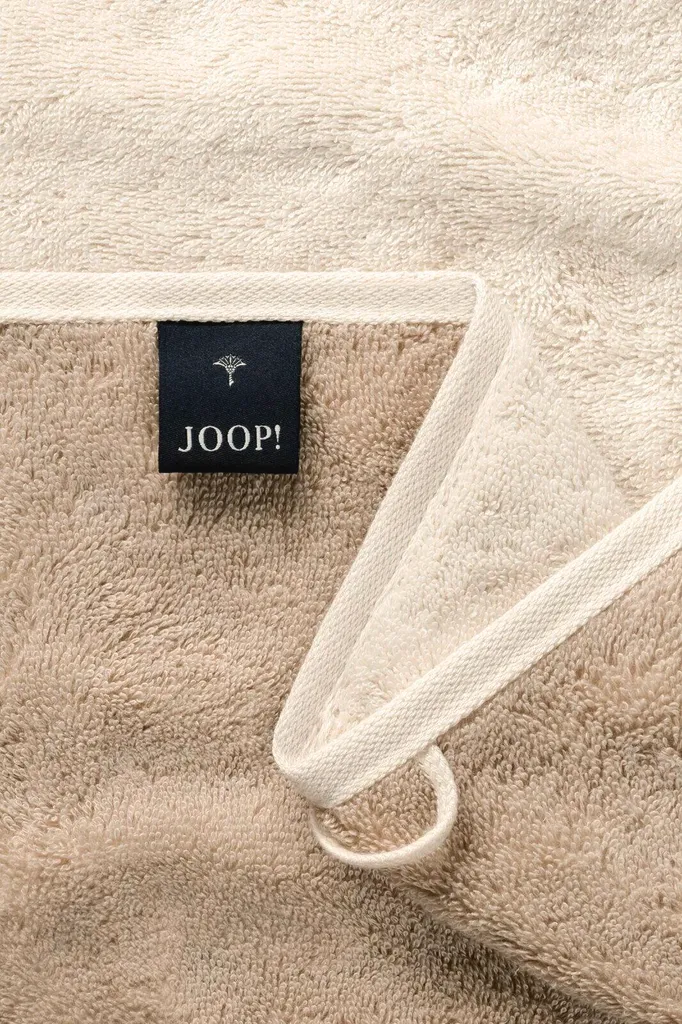 Drap de douche de luxe JOOP! 80x150 cm en coton crème Doubleface - 4