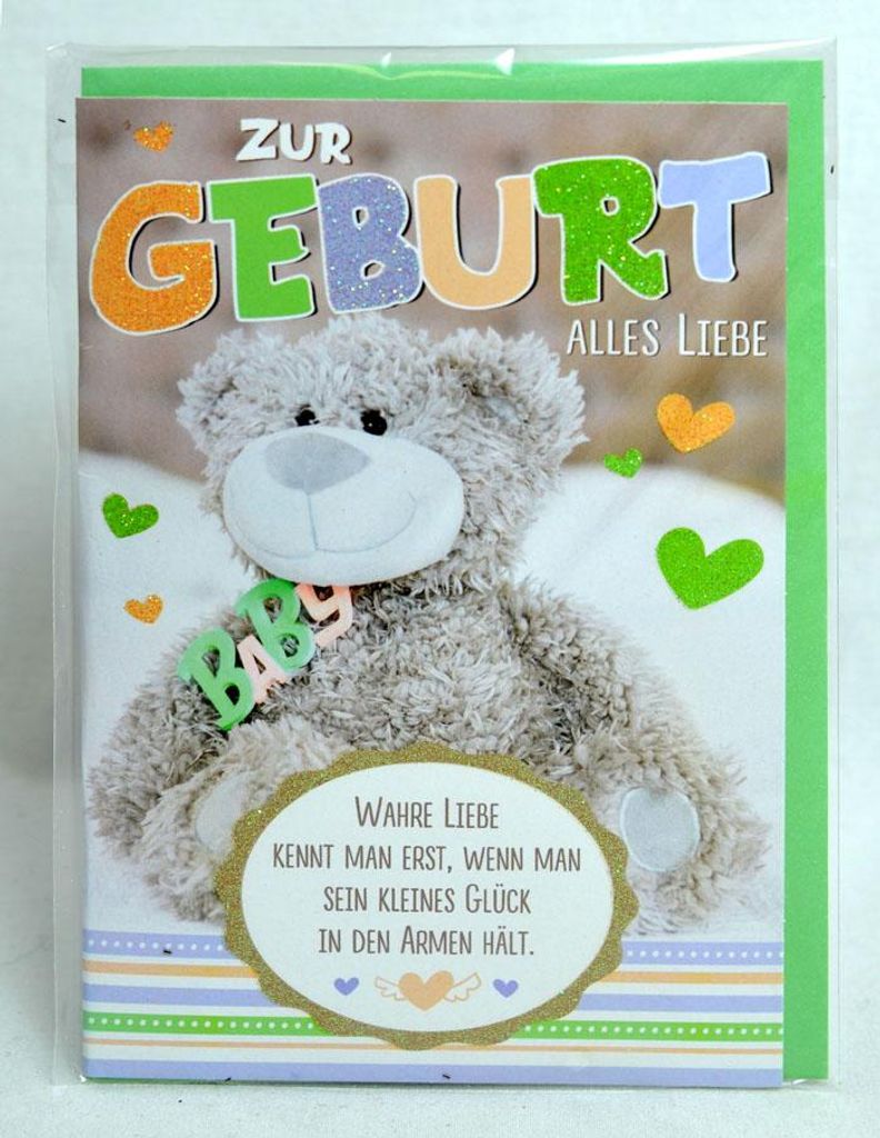 Glückwunschkarte Zur Geburt Baby