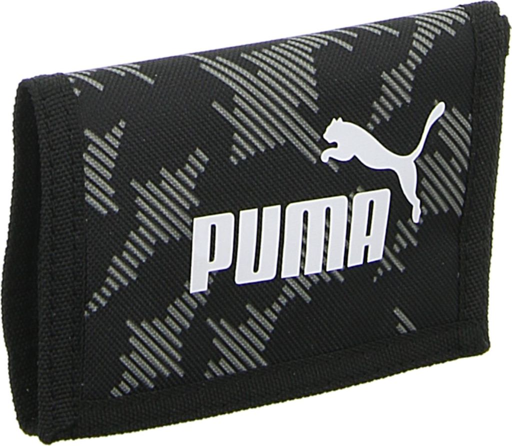 Puma Geldbörse Klett Phase AOP schwarz Produktbild 