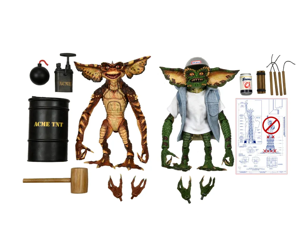 Set Gremlins 2 Demolition NECA : Figurines de Qualité sans Défaut 15cm - 2