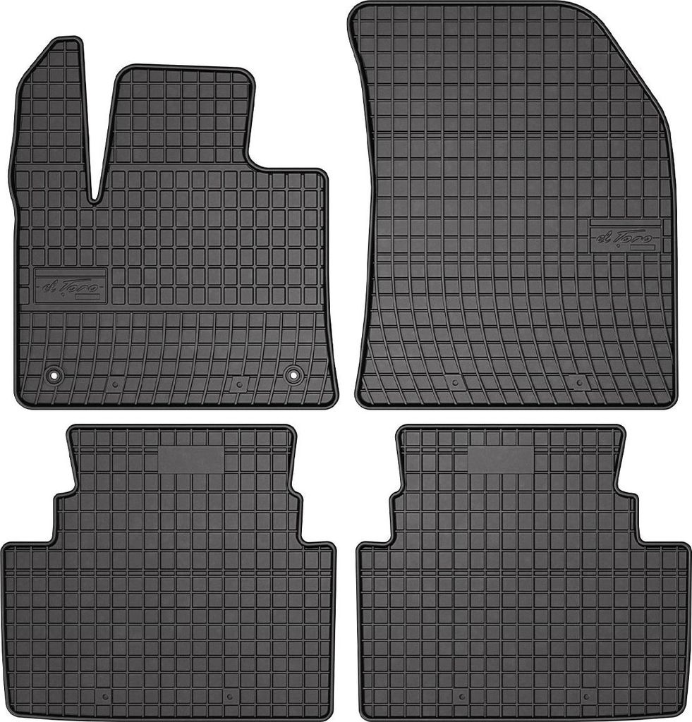 2017-2025 Citroen C5 Aircross Tapis en caoutchouc noir 4 Image du produit 