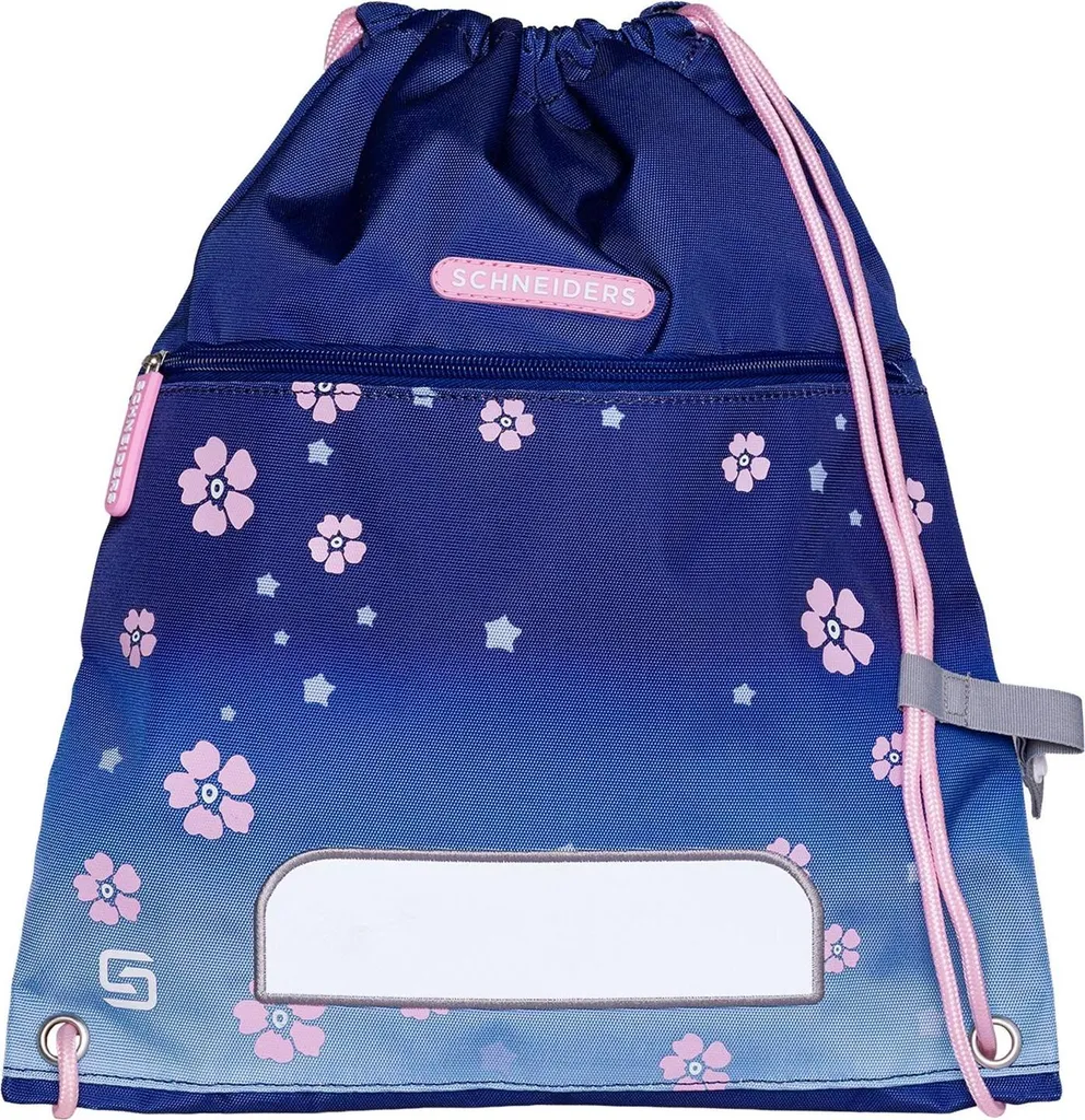 Cartable ergonomique Schneiders Ergolite Blue Bloom léger et ajustable - 6