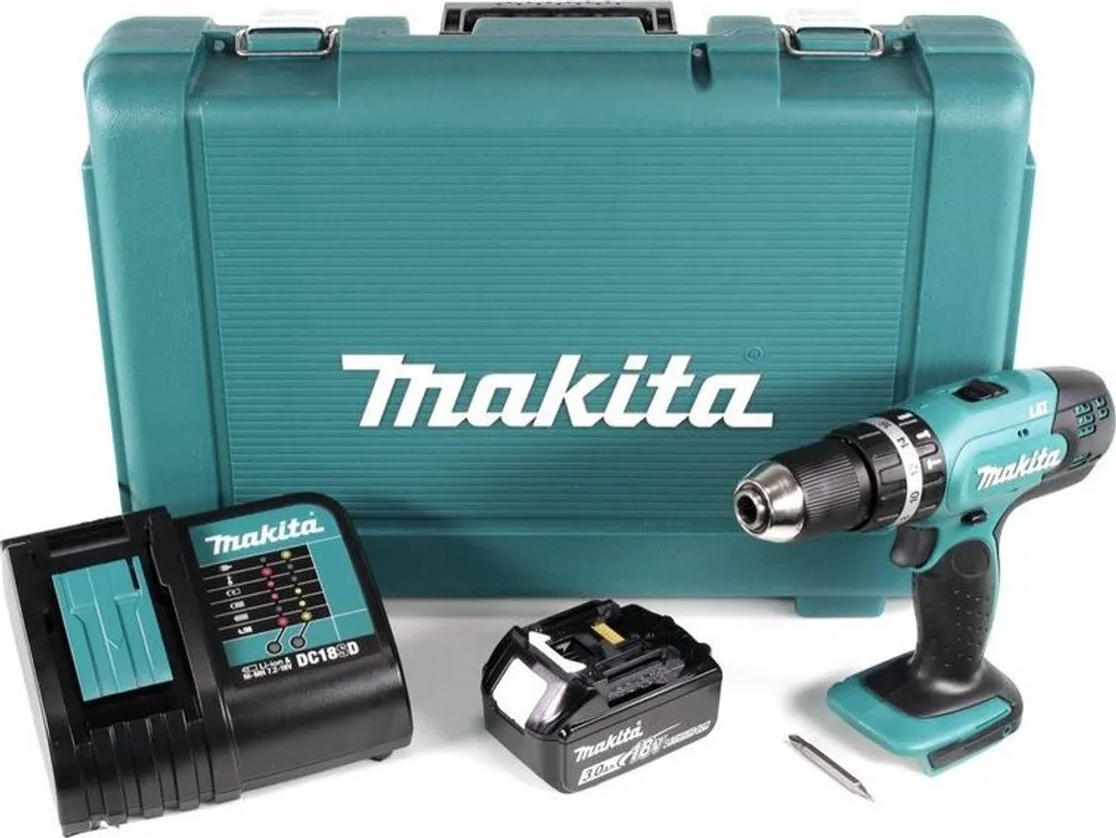 Perceuse percussion 18V Makita DHP453SYX1 idéale pour bricolage et maison