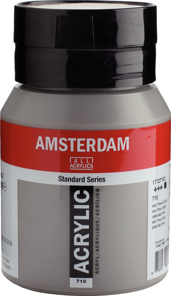 Amsterdam Standard Series Acrylfarbe Flasche 500 ml Neutralgrau 710