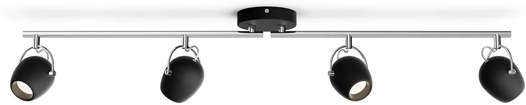Spot LED Philips Rivano 430lm Finition Métal Éclairage Économe et Durable