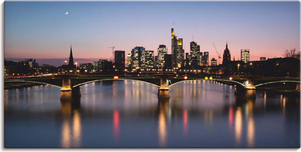 ARTland Leinwandbild Skyline 1 Größe: 150x75 cm
