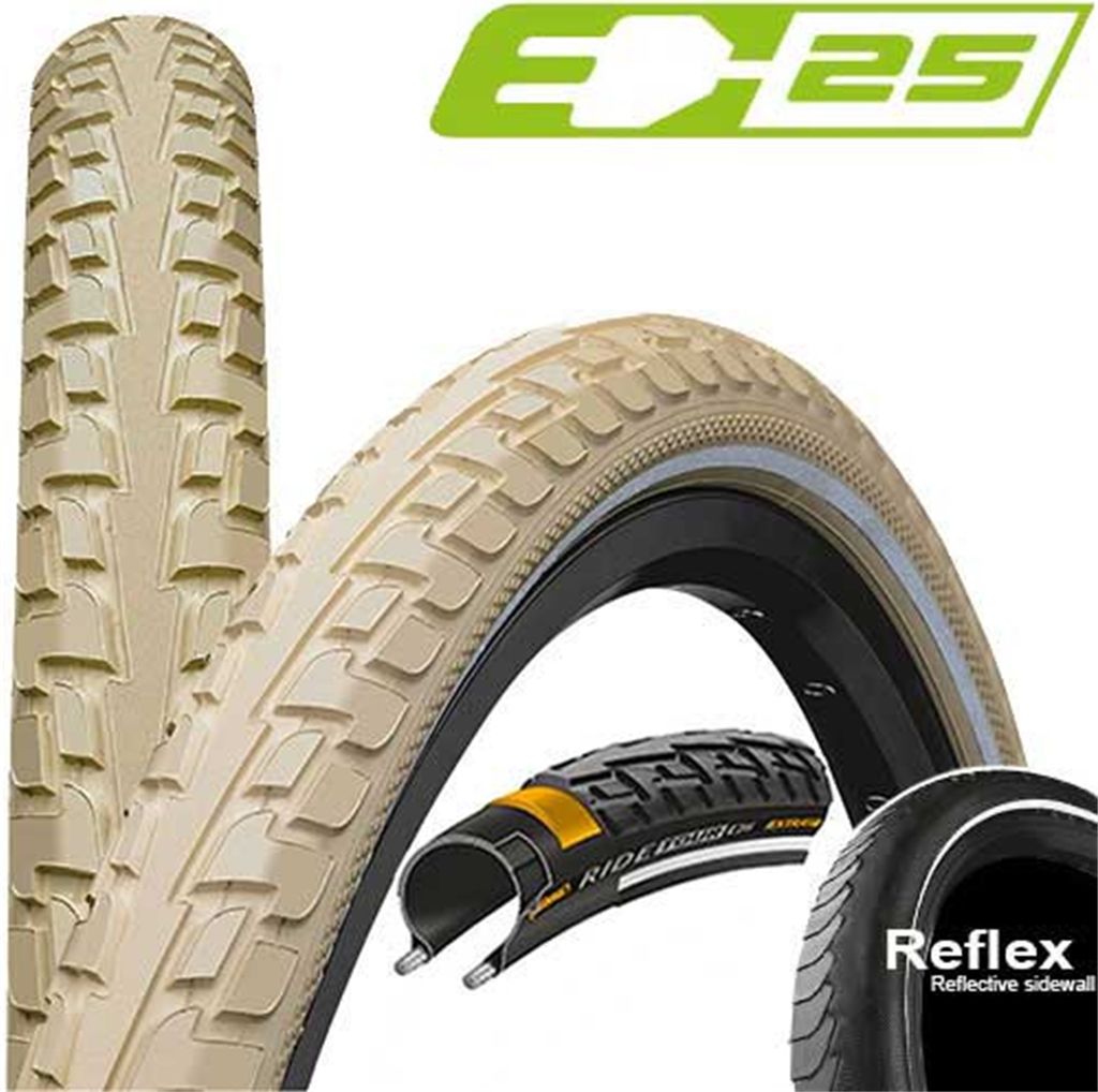 Continental 42-622 RIDE Tour, E-25, Draht, creme-reflex Produktbild 