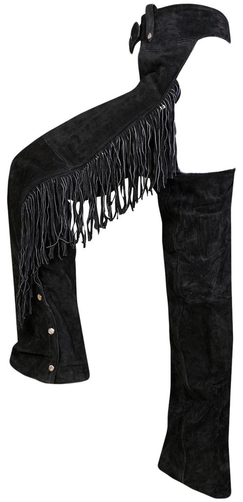 Chaps Fransenhose Reiter Cowboy Western Lederchaps Produktbild 