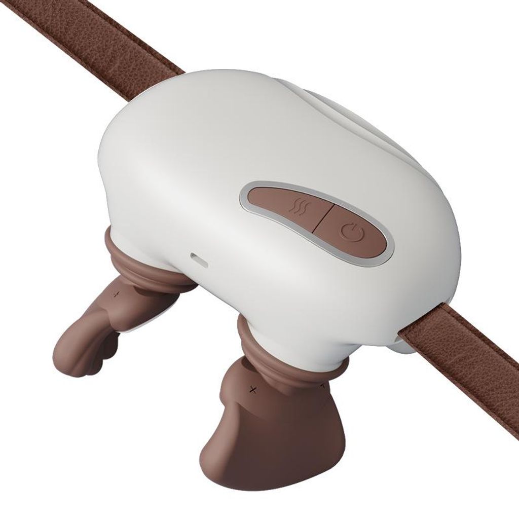 MODFU Nackenmassagegeräte, Mini Nackenmassagegerät, Tragbares Shiatsu Massagegerät, Wärmefunktion, Vibrationsmassage, Schmerztherapie, Entspann...