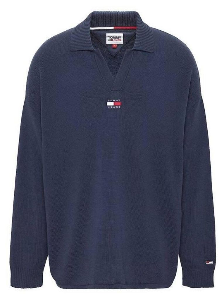 Tommy Jeans - Pullover Top für Herren, Leicht NA561 (M) (Dunkles Marineblau)