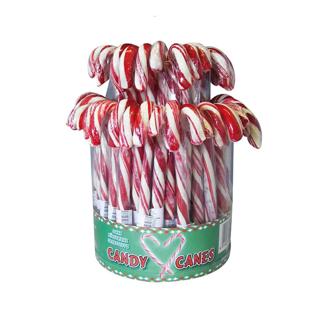 Parasolki Candy Can Red White wygięte 72 sztuki 1008g Zdjęcie produktu 