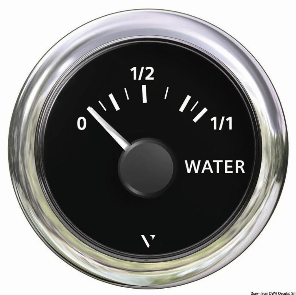Indicateur de niveau d'eau noir 10-180 ohms pour réservoir bateau et camping-car
