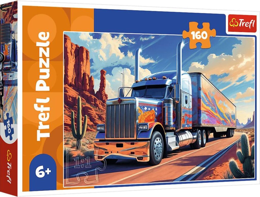 TREFL Puzzle Truck auf dem Weg 160 Dlks