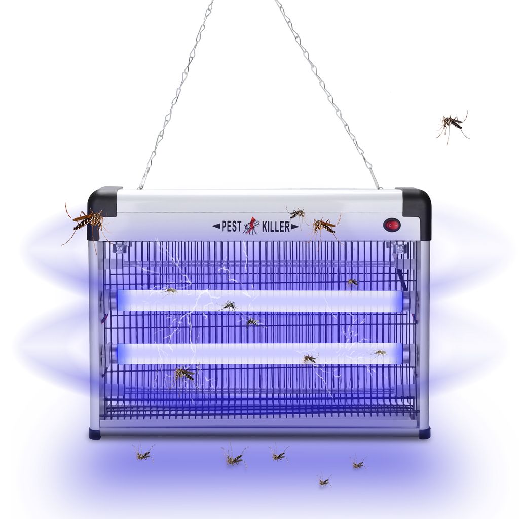 Aopunly 12W Elektrischer Insektenvernichter LED UV-Licht Mückenlampe Insektenfalle Insektenlampe Mückenvernichter Fliegenfalle Moskito Mückenfalle