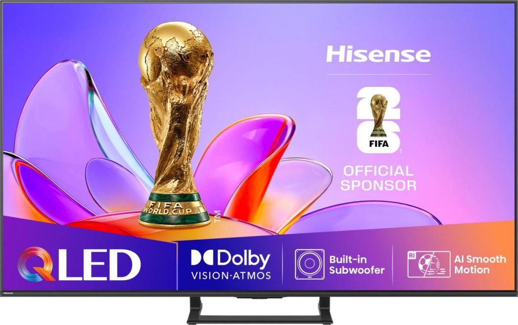 Hisense A7Q 65A79Q Fernseher 165,1 cm (65") 4K Ultra HD Smart-TV WLAN Schwarz