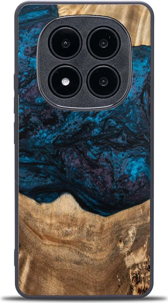Custodia in legno per Xiaomi Redmi Note 14 Pro 5G / Xiaomi Poco X7, Bewood Unique Planets Neptune