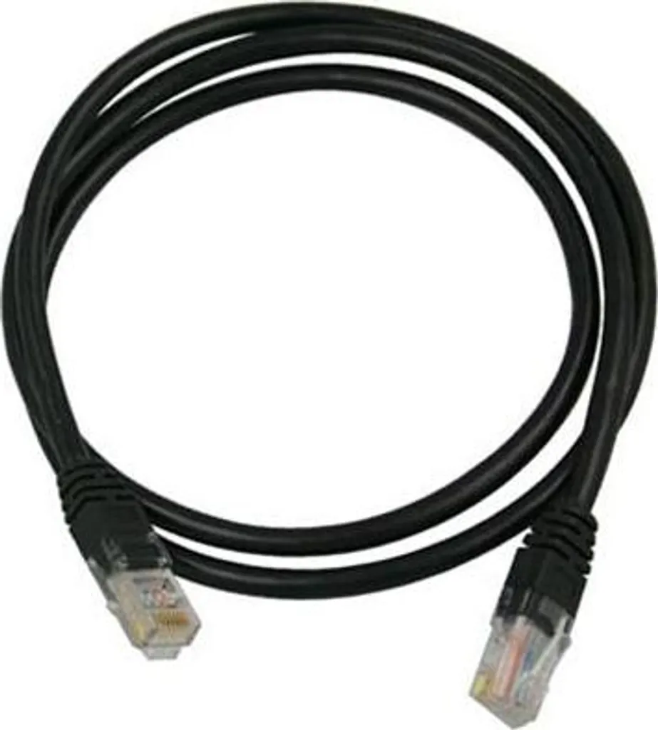 Cavo Ethernet 10 Metri DELTACO Nero - Cat5e Patch LAN per Casa e Ufficio