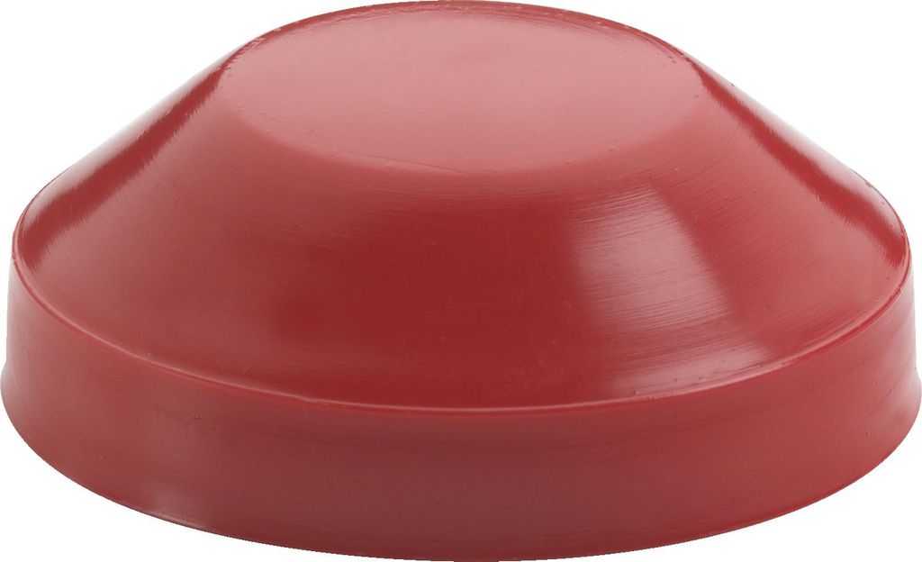 Dörner + Helmer Achskappen für Achsen 20 mm Farbe rot, Kappen aus Kunststoff