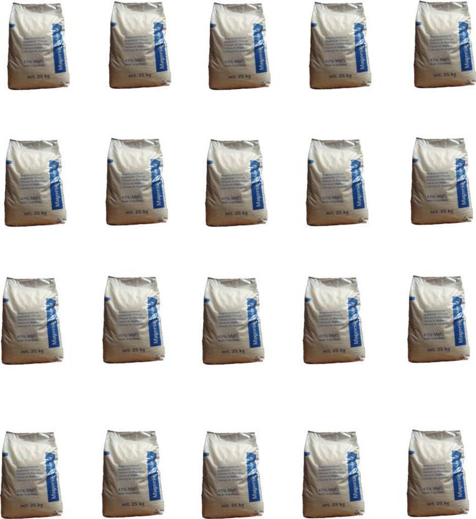 Magnesiumchlorid 20x25kg 47% MgCl2 Entstaubungsmittel Frostschutzmittel #3