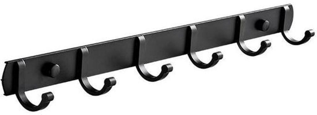 Industrieel Wandkapstok 45 cm Schwarz