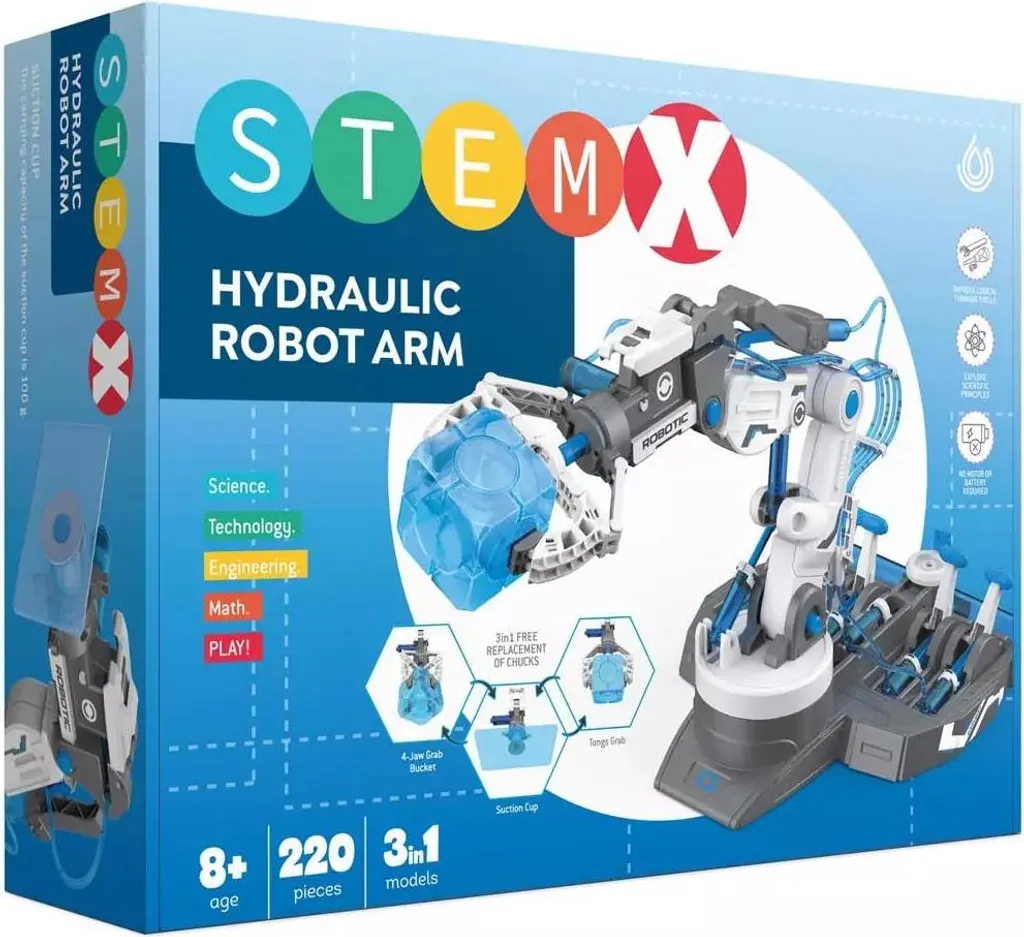 Bras Robotique Hydraulique IZT STEMX à 6 Axes sans Batterie ni Pile