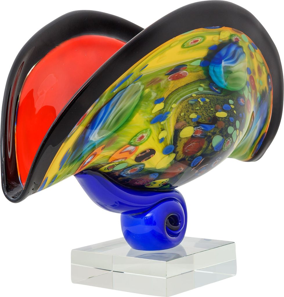Glasschale im Italien Murano-Antik-Stil 43cm 6kg Glas Schale glass bowl Schüssel