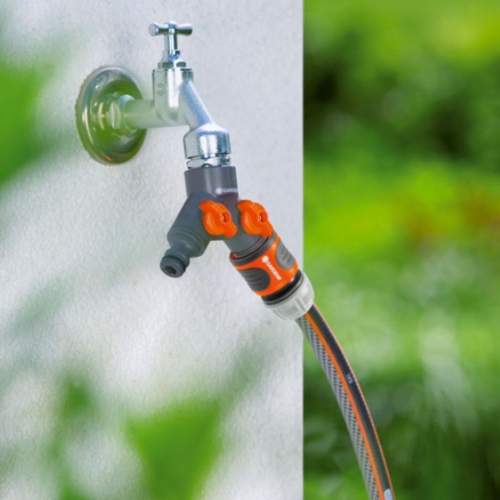 GARDENA Wasserverteiler für Gartenschlauch 2-Wege Produktbild 11