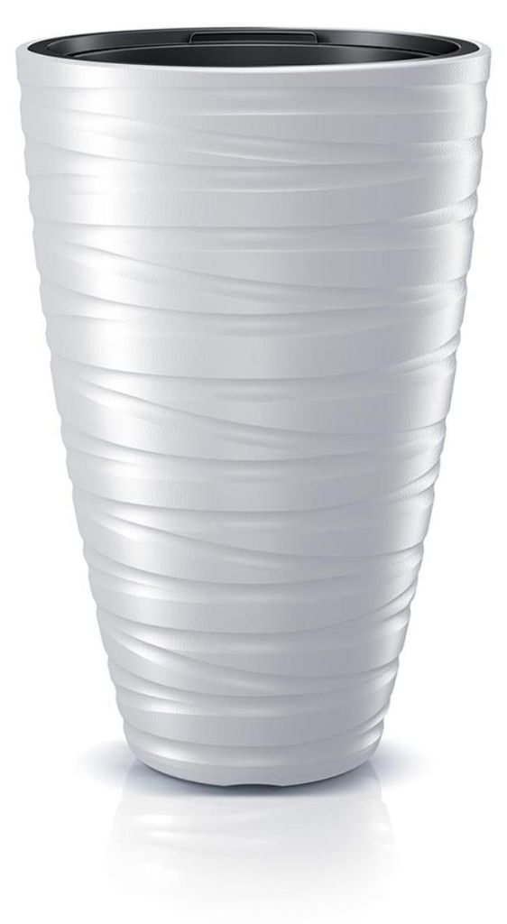 Pot MAZE blanc PVC D40CM H57.9CM Image du produit 