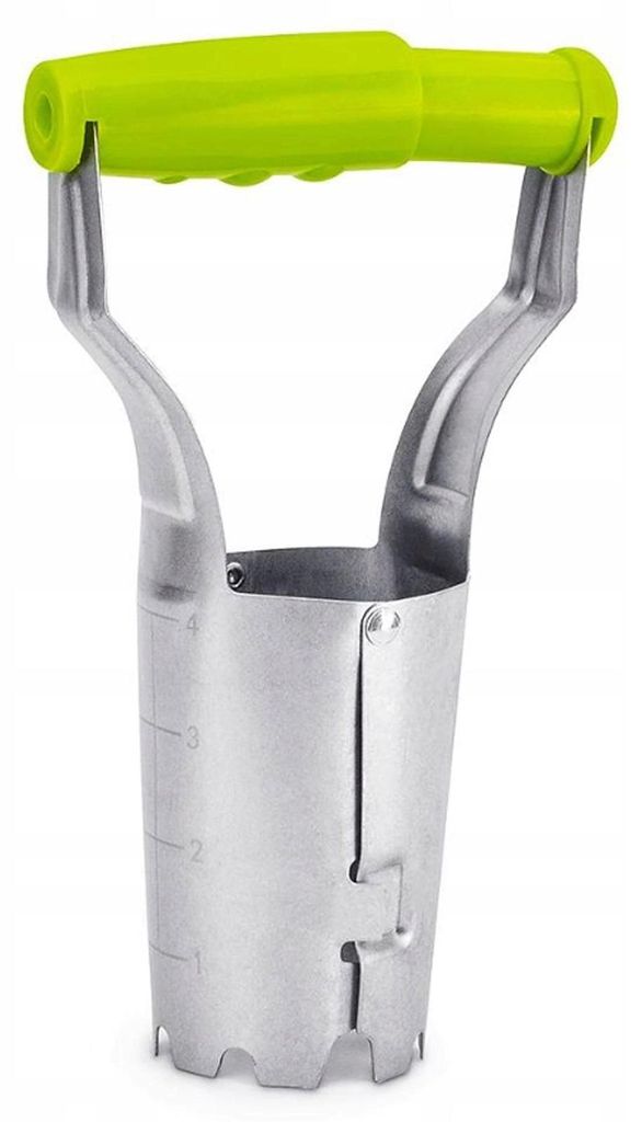 Blumenzwiebelpflanzer Pflanzhilfe Handpflanzer Gartenwerkzeug für Blumenzwiebeln 11x6x23 cm