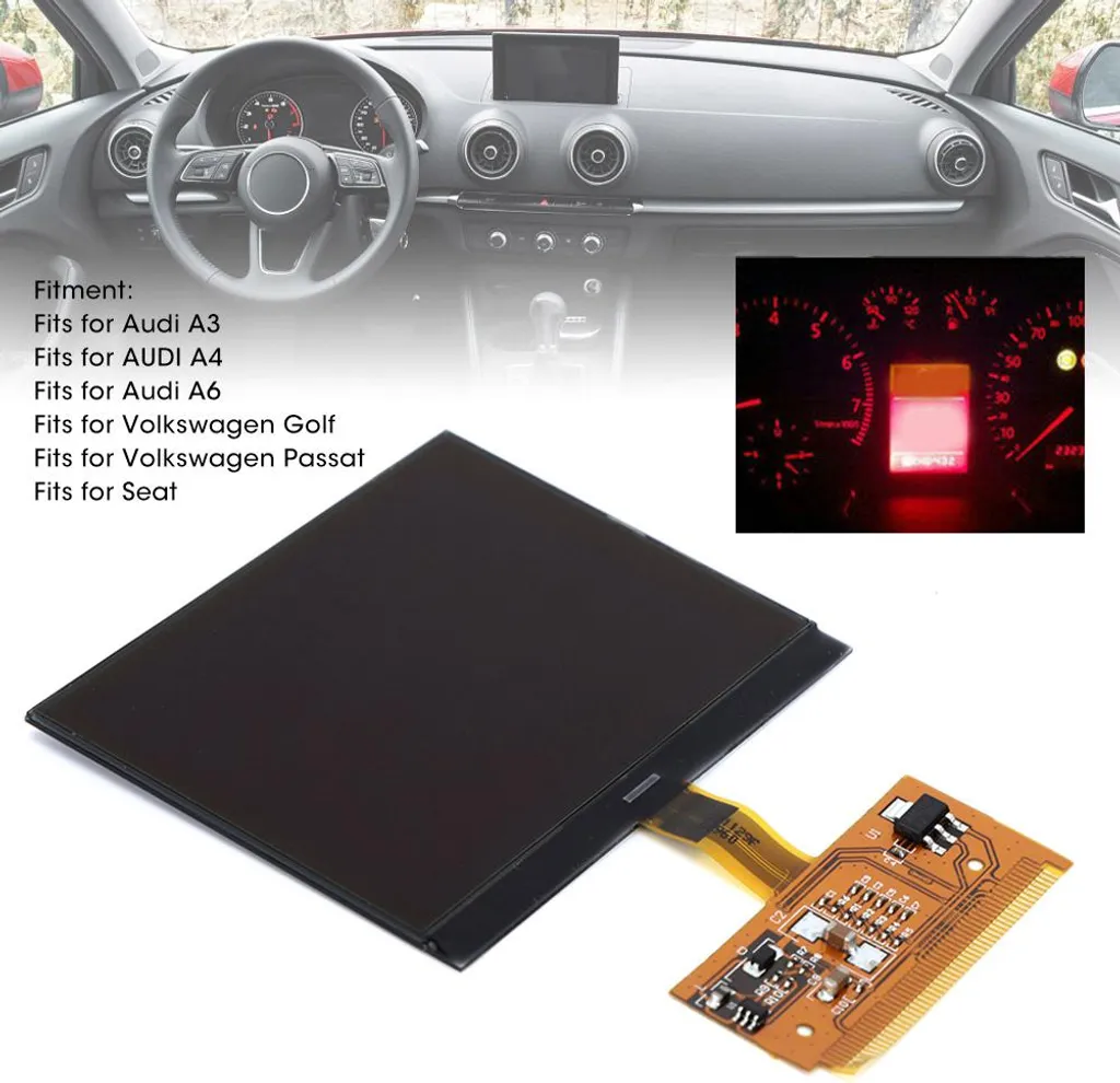 Display LCD Audi VDO 8L0920931F - Ricambio Qualità Premium A3 A4 A6 - 5