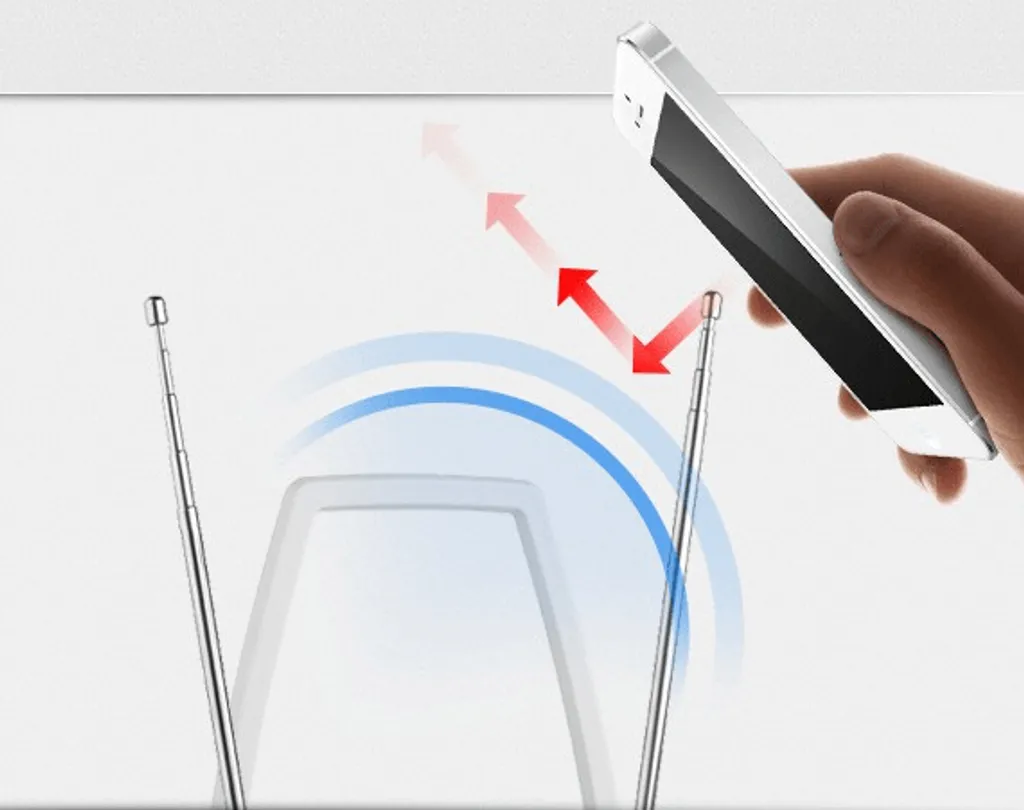 Antenne intérieure TNT HD amplifiée SV9360 pour réception difficile